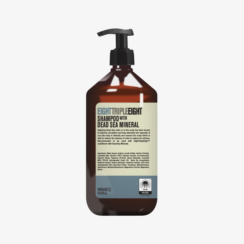 Triple Eight 死海礦物排毒洗髮露 1000ml