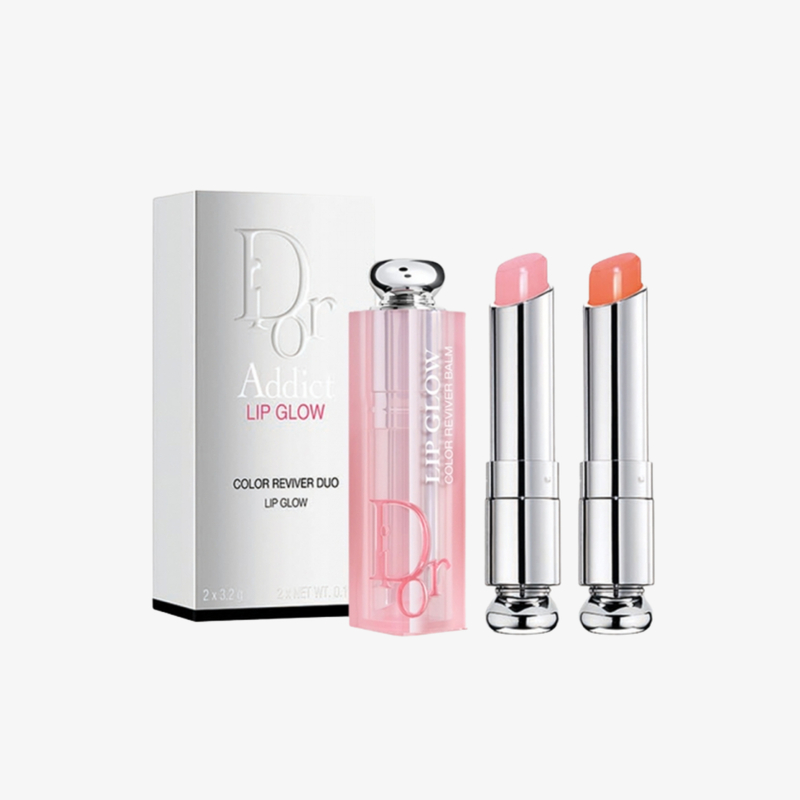 Christian Dior 癮誘粉漾潤唇膏兩支裝 3.2g x 2 (001 + 004)