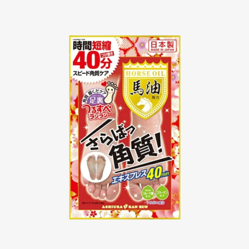 Ashiura Ran Fun 馬油足膜-1 對裝
