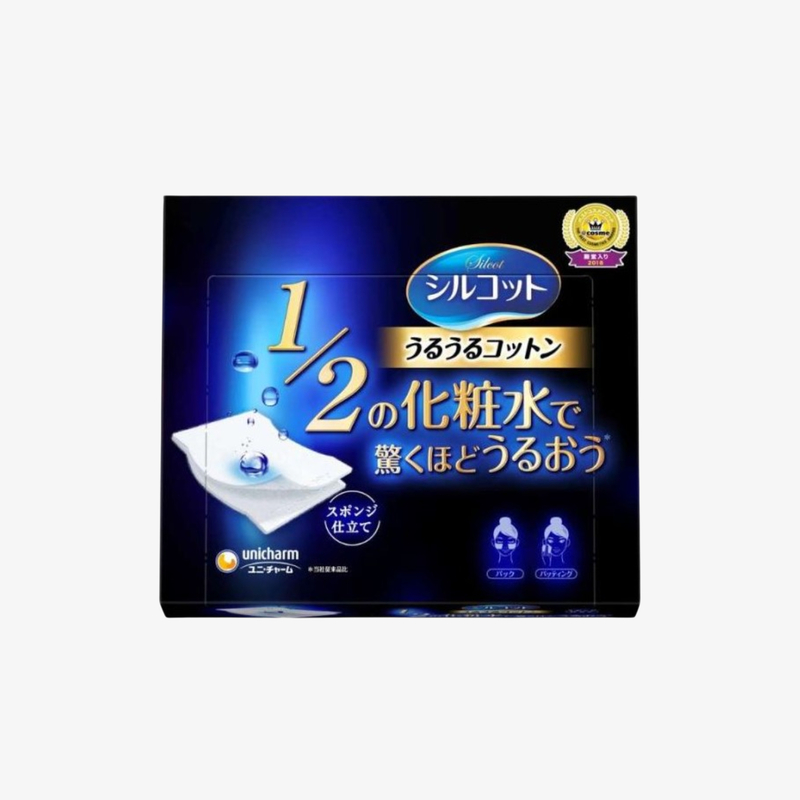 Unicharm 超吸收省水化妝卸妝棉 40枚