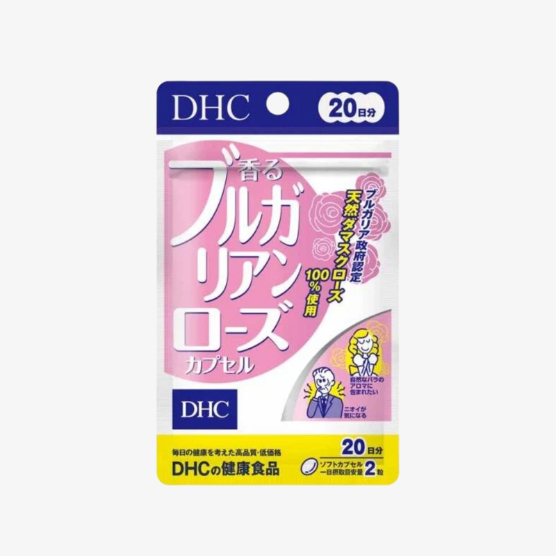 Dhc 天然玫瑰精華玫瑰香體膠囊20日40粒