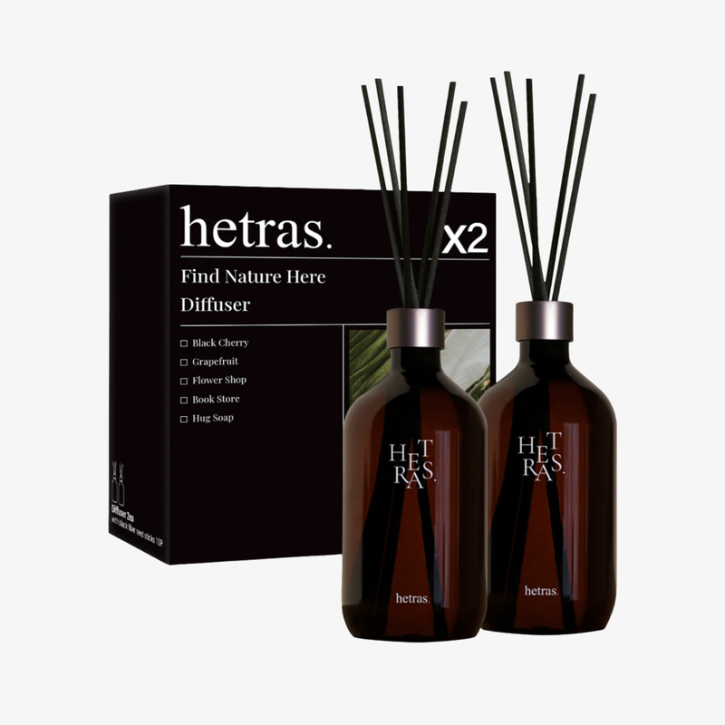 Hetras 室内高級擴香瓶 500ml x 2 #Hotel Wood