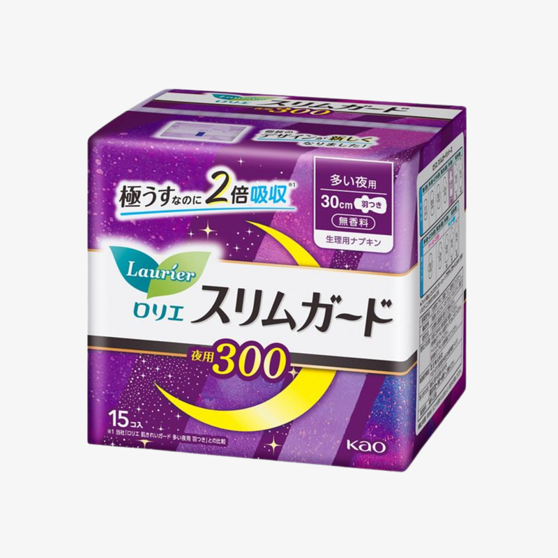 Kao 日版:夜用護翼衛生巾30cm 15片裝