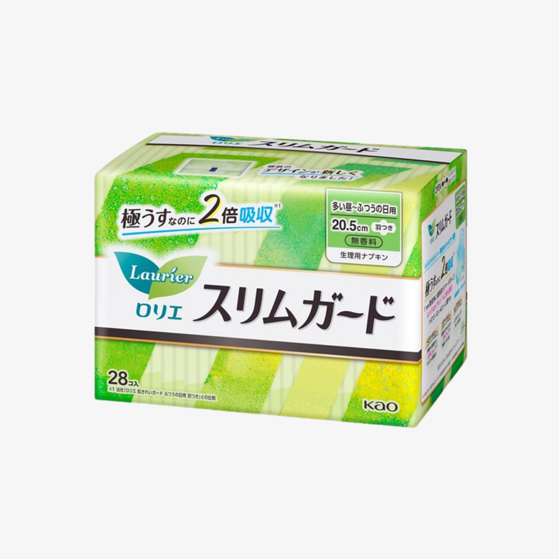 Kao 日版:纖薄護翼衛生巾 20.5cm 28片裝