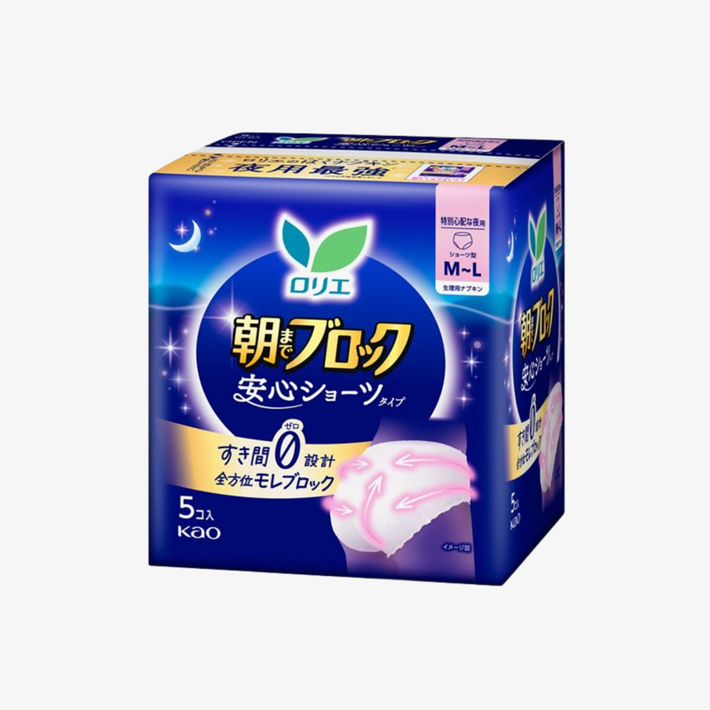 Kao 夜用超吸收安睡褲 M-L碼 5片裝