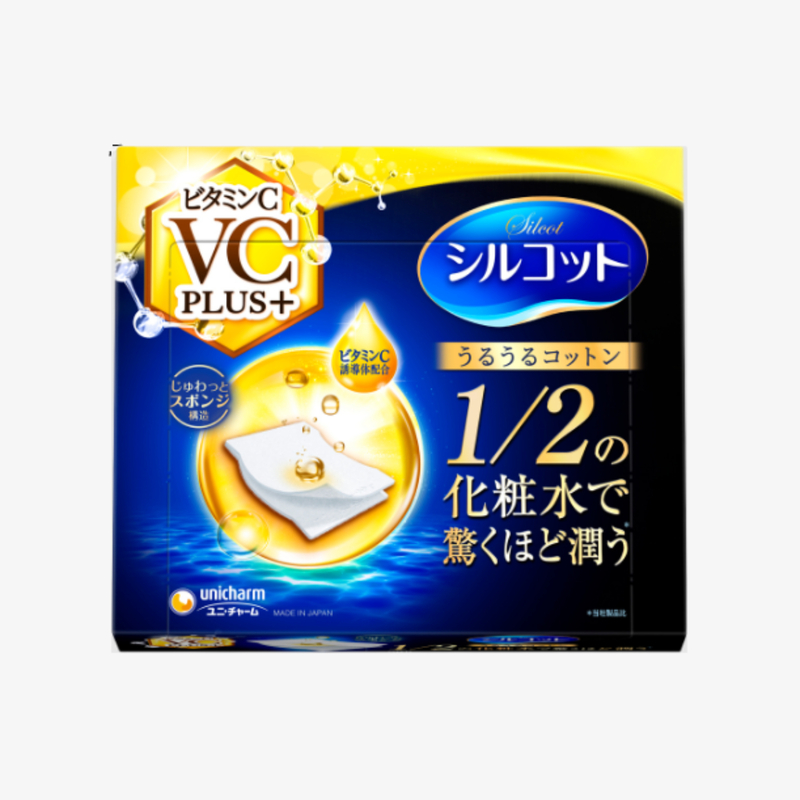Unicharm 維他命C超吸收超省水化妝棉 40片