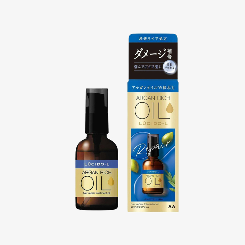 Mandom Lucido L Argan Rich Oil Hair Treatment Oil 60ml Repair