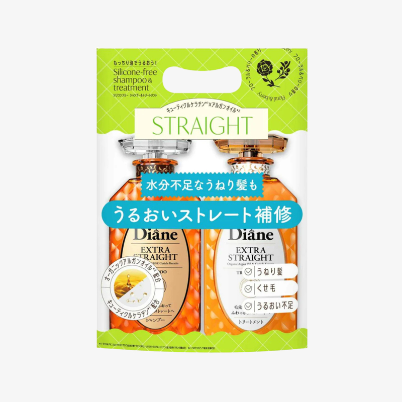Moist Diane 順直柔滑洗髮露450ml  護髮素450ml