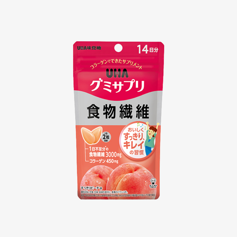Uha 膳食纖維營養補充軟糖 28粒 14日份量