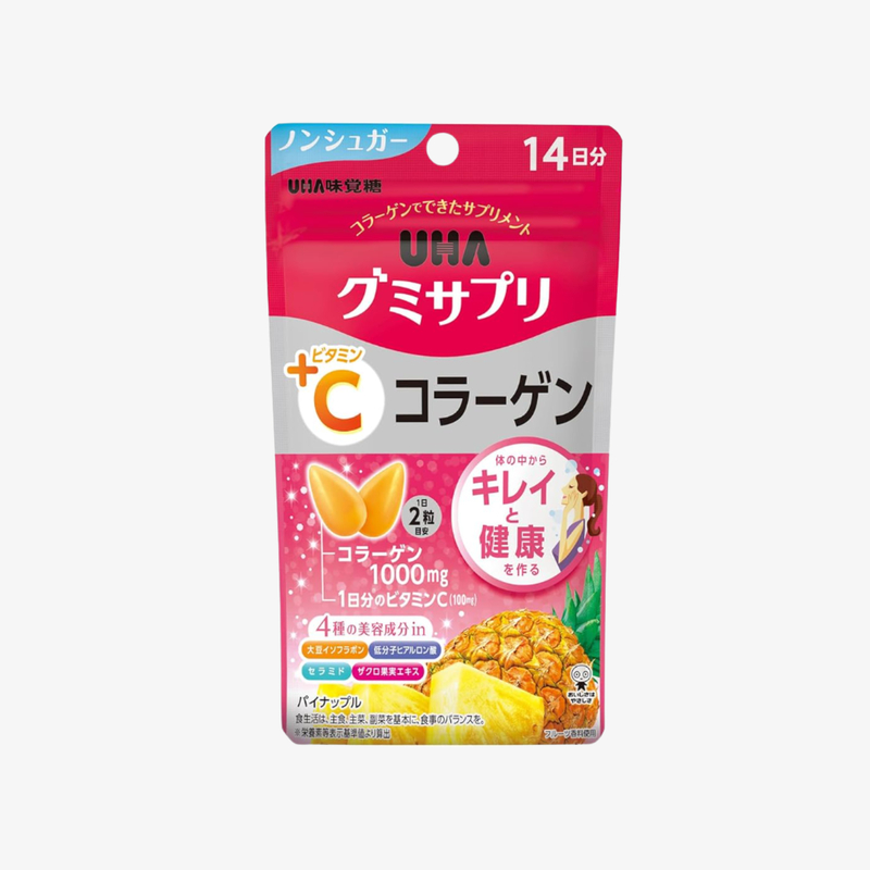 Uha 維他命C+膠原蛋白營養補充軟糖 28粒 4日份量