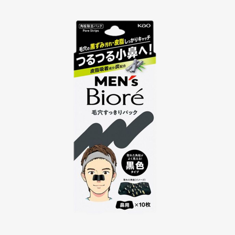 Biore 碧柔男士毛孔清潔貼黑色10 片