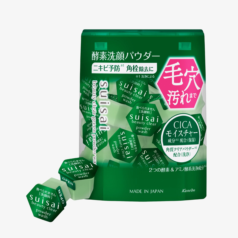 Kanebo 積雪草清透綠粉酵素洗顏粉 32粒 (預防暗瘡粉刺)